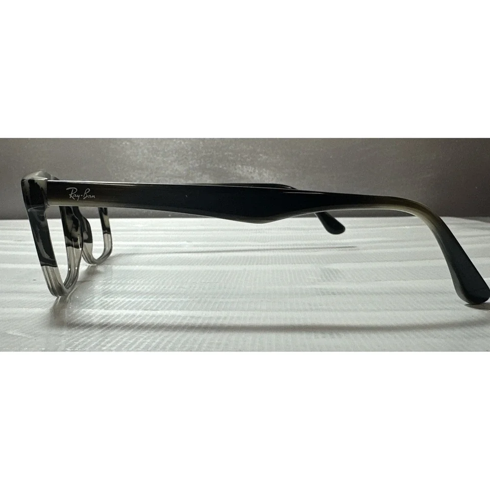 Ray Ban RB 5279 5540 Rectangle Black Gray Eyeglasses Frame Only 55-18-145